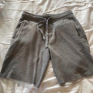 Men’s Lululemon Grey Sweat Shorts - M - barely worn